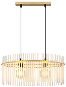 Globo 15698H3M - Luster na lanku GORLEY 2xE27/60W/230V zlatá