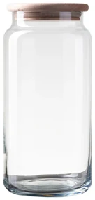 Sklenená nádoba s vekom 1,3 l -  Basic Kitchen - 593767