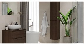 Kúpeľňová skrinka TRONDHEIM pre umývadlo 90 cm orech