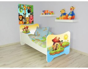 Detská posteľ s obrázkom 160x80 - Elf