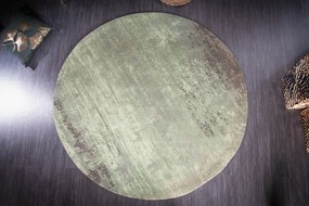 Koberec Modern Art 150cm okrúhly zelený béžový