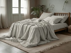 Mušelínové obliečky PURELY svetlo sivé Rozmer obliečky: 2 ks 80 x 80 cm | 200 x 200 cm