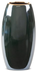 Dekoračná váza AMORA 13 x 9 x 25 cm zelená
