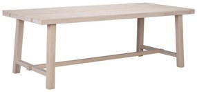 Matne lakovaný dubový jedálenský stôl Rowico Brooklyn, 220 x 95 cm