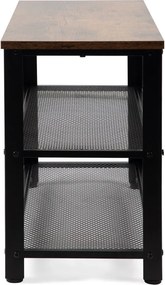 Čierny oceľový stojan na topánky 80x45x30 cm Arne – Bonami Essentials