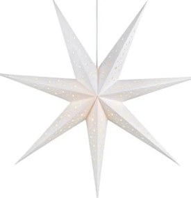 Markslöjd 703876 - Vianočná dekorácia SOLVALLA 1xE14/25W/230V pr. 75 cm biela