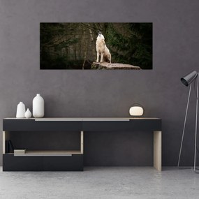 Obraz - Vytie vlka (120x50 cm)