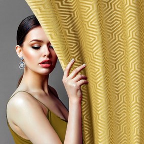ZÁVES NA KRÚŽKOCH PIERRE CARDIN INGA 140X250 CM ZLATÁ