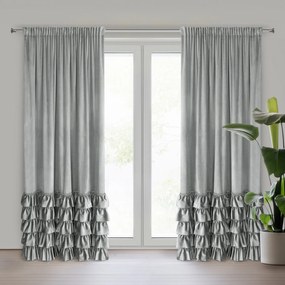 ZATEMŇOVACÍ ZÁVES NA PÁSKE CARLI 140X270 CM STRIEBORNÁ
