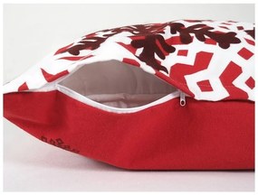 B.E.S. Petrovice Flanelové obliečky Červená zimná rozprávka, 140 x 200 cm, 70 x 90 cm