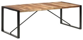 Jedálenský stôl 220x100x75 cm masívne drevo so sheeshamovou úpravou 321544