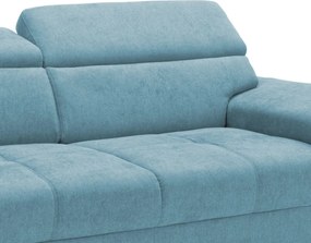 Trojsedák Speedway,  azúrovo modrá látka