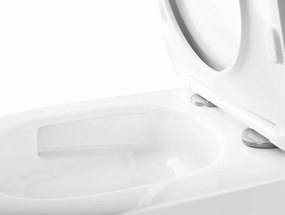 Závesná WC misa so SoftClose sedadlom REA TITO TORNADO NFQ, biela