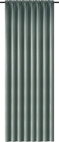 Záves OXFORD 140x270 cm, sivozelený Zavesenie: Riasiaca páska