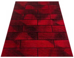 Ayyildiz, Kusový koberec Beta 1110 red, 120x170, červená, chodba / predsieň