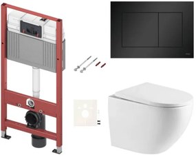 Závesný wc set do ľahkých stien / predstenová SAT SIKOTSTOR67414