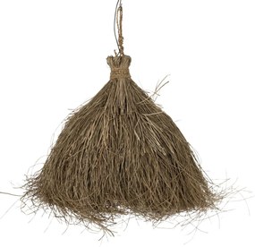 Prírodné stropné svetlo s tienidlom z trávy Papua grass - Ø 55*66 cm/ E27