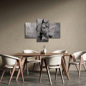 Obraz - Portrét koňa (90x60 cm)