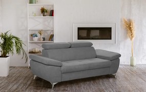 Trojsedák Gisele, stredne šedá látka