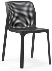 BIT záhradná stolička bez podrúčok antracite
