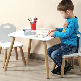 Kesper 17712 Detský stôl a 2 stoličky White