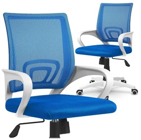 Kancelárska stolička z mikro sieťoviny | modrá