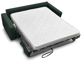 Tmavozelená rozkladacia pohovka 215 cm Monaco – Bobochic Paris