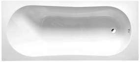 Aqualine Aqualine, JIZERA vaňa 150x70x39cm bez nožičiek, biela, G1570