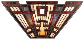 Elstead QZ-CLASSIC-CRAFT-WU - Nástenné svietidlo Tiffany CLASSIC 2xE14/60W/230V