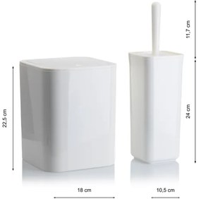 Kúpeľňový set SIERRA 5 ks biela