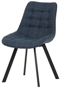 Autronic BONTEC Jedálenská stolička, modrá, látka, HC-465 BLUE2 Farba: Modrá