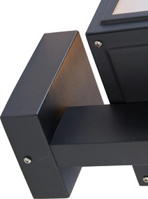 Inteligentná nástenná lampa sivá vrátane inteligentnej G95 - Sutton Up