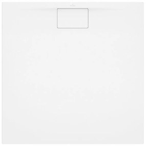 VILLEROY &amp; BOCH Architectura MetalRim štvorcová sprchová vanička akrylátová, štandardný model, protišmyk (B), 1000 x 1000 x 15 mm, Stone White, UDA1010ARA115V-RW