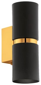 Moderné svietidlo EGLO PASSA black/gold 95364