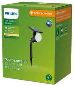 Philips - LED Solárne bodové svietidlo JIVIX LED/1,4W/3,7V 1800 mAh IP44
