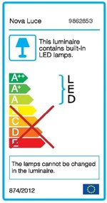 LED luster Preston 180 zlaté
