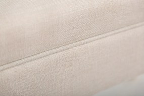 Krásna dizajnová lavica Scarlett 90 cm – v jemnej béžovej látke