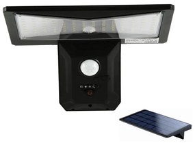 Immax 08482L-LED Solárne nástenné svietidlo so senzorom LED/2,6W/5,5V IP65 čierna IM1109