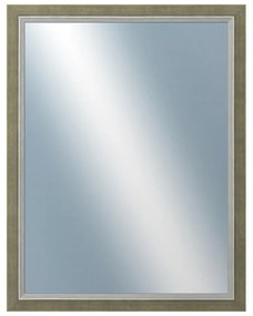 DANTIK - Zrkadlo v rámu, rozmer s rámom 70x90 cm z lišty AMALFI zelená (3115)