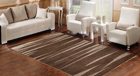 TA Koberec 3436A TMAVOHNEDÉ SARI 3UX Rozmer: 60x100 cm