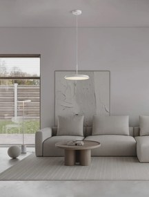 Moderná stojaca lampa Ophelia Biela