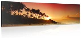 Obraz západ slnka na Srí Lanke - 150x50