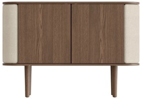 Hnedo-béžová nízka komoda v dekore duba 109x75 cm Treasures – UMAGE