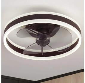Brilagi-LED Stmievateľné svietidlo s ventilátorom LED/30W/230V 3000-6500K čierna+DO BG1621