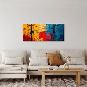 Obraz - Abstraktné elektrické vedenie (120x50 cm)