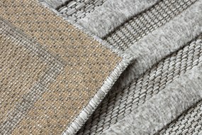 Koberec SANTO SIZAL 0999 Geometrický, sivý