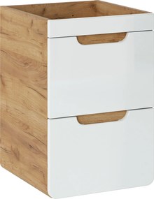 Comad Kúpeľňová skrinka pod umývadlo Aruba White 40 dub craft/biela