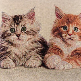 Gobelínová obliečka na vankúšik MAČIATKA 45 x 45 cm