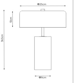 Lucide 34540/03/30 - Stolná lampa MIRASOL 3xG9/7W/230V čierna/zlatá