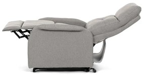 Autronic BONTEC Polohovacie kreslo, elektrické káblové ovládanie, krémová, látka, TV-5482 CRM2 Farba: Krémová